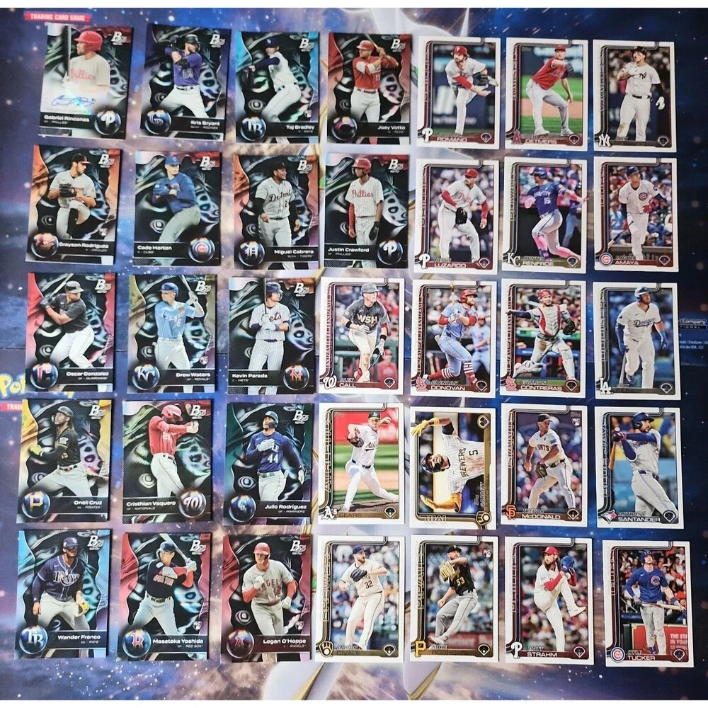35 Card Baseball Lot - Topps/Bowman Platinum - Gabriel Rincones AUTO (LOT 6) - Picture 12 of 12